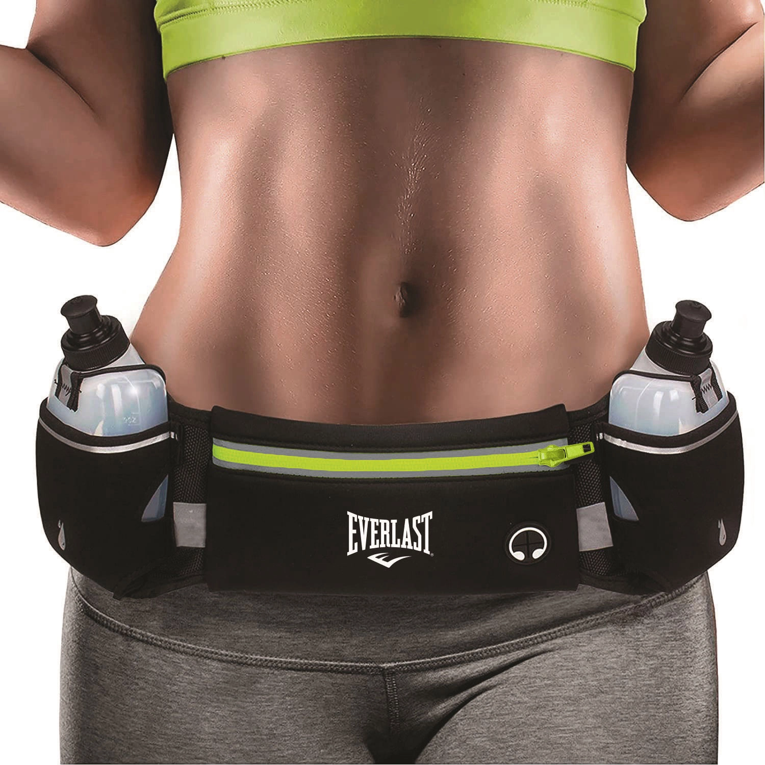 Everlast Cinturon Hidratacion con 2 Botellas 250 Ml