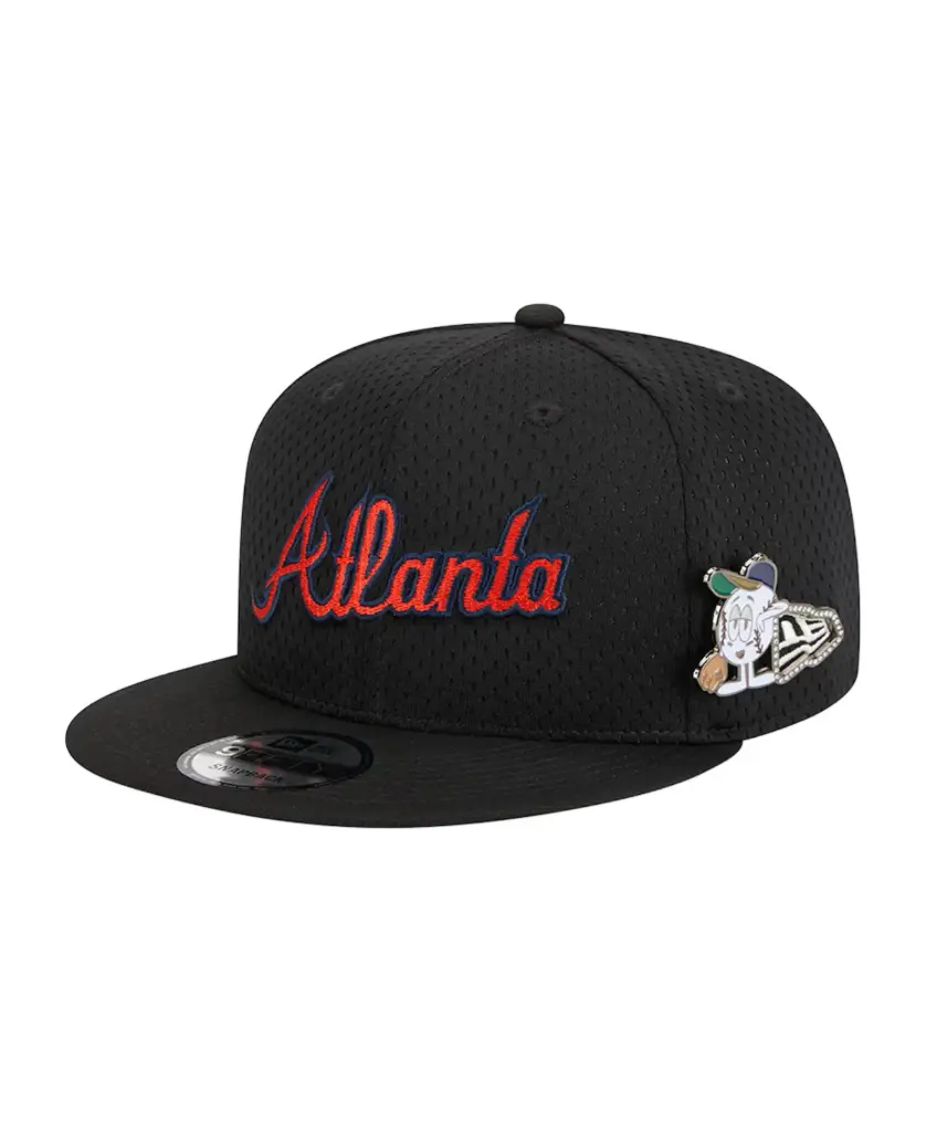 New Era Gorra/Cap 9Fifty Post-Up Pin 17204 Atlhaw Blk