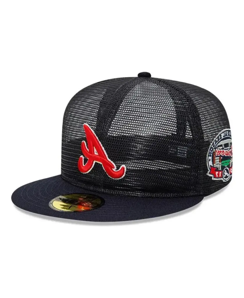 New Era Gorra/Cap 59Fifty Mlb Mesh Patch Atlbra Nvy 712